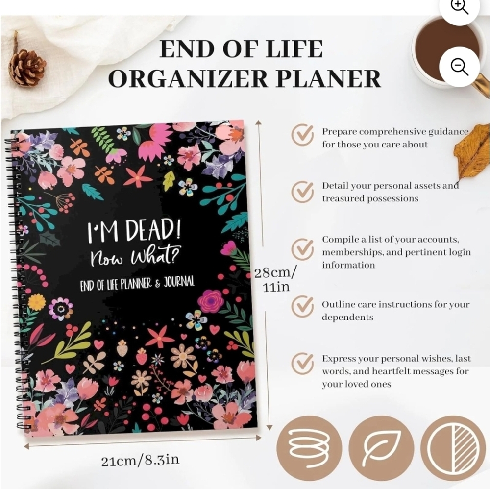 Floral End of Life Planner & Journal - Picture 4 of 6